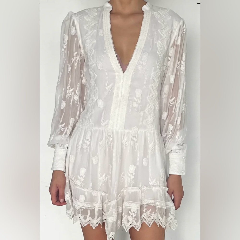 Rococo Sand White Dress